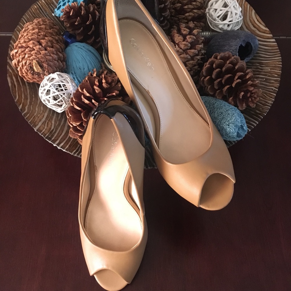 Calvin Klein Peeptoe Shoe